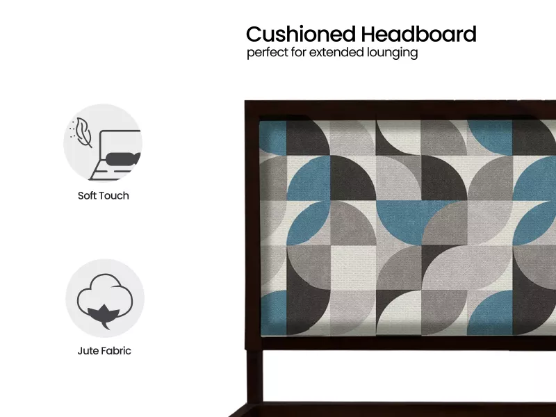 Mosaic Solid Wood King Size Double Bed